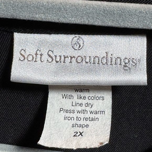 Soft Surroundings Tencel Tunic Length Shirt - Picture 4 of 5